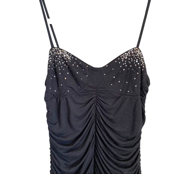 Sass & Bide It's Officially OK Beaded Mini Dress 2 Blue - Picture 4 of 8